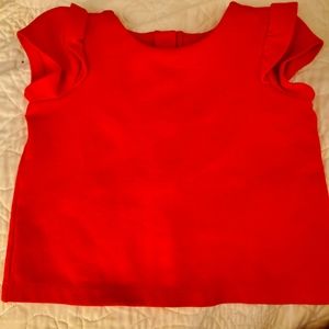 Janie and jack red cute top
